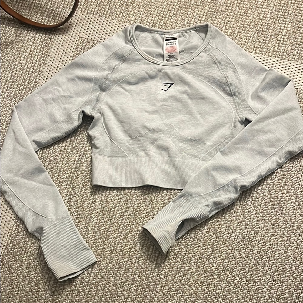 Gymshark Women's Gray Crop Top